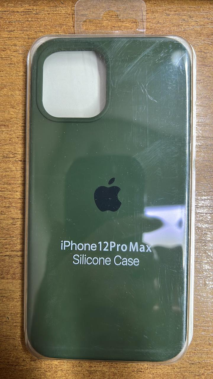 Чохол для iPhone 12 Pro Max 6.7" — темно-зелений