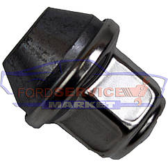 Гайка колісна М14х1.5x21 оригінал Ford, конусна, з ковпачком