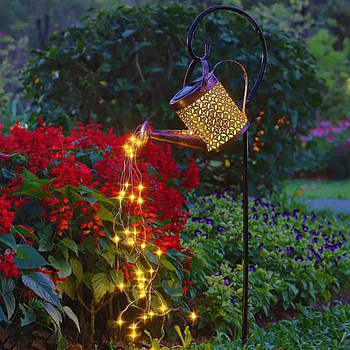 Садовий ліхтар на сонячній батареї, 80 см Fairy lamp / Світильник садовий / Вуличний ліхтар