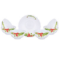 Набір склокерамічних салатників "Орхідея" BB 405