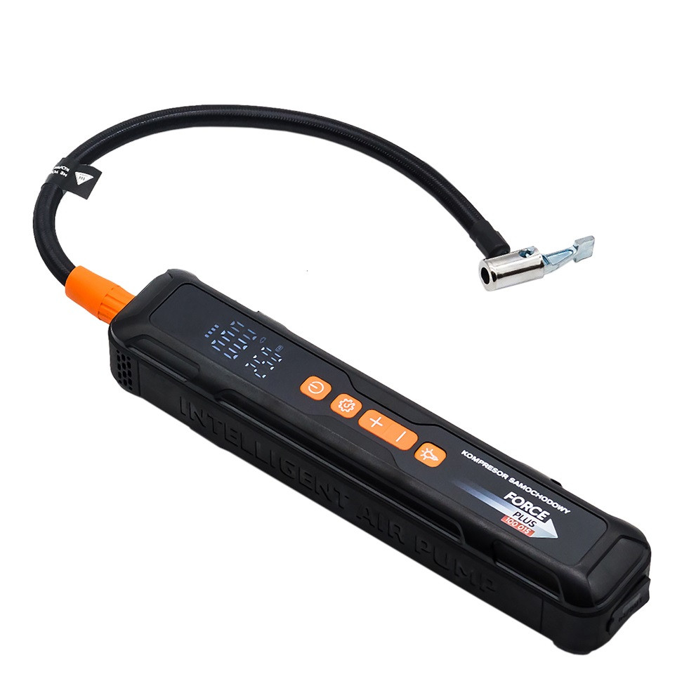 Автокомпресор на акумуляторі з павербанком і ліхтариком Elegant Force Maxi EL 100 015