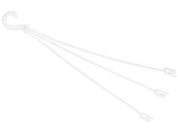 Підвіска для кашпо (універсальна) (колір білий)