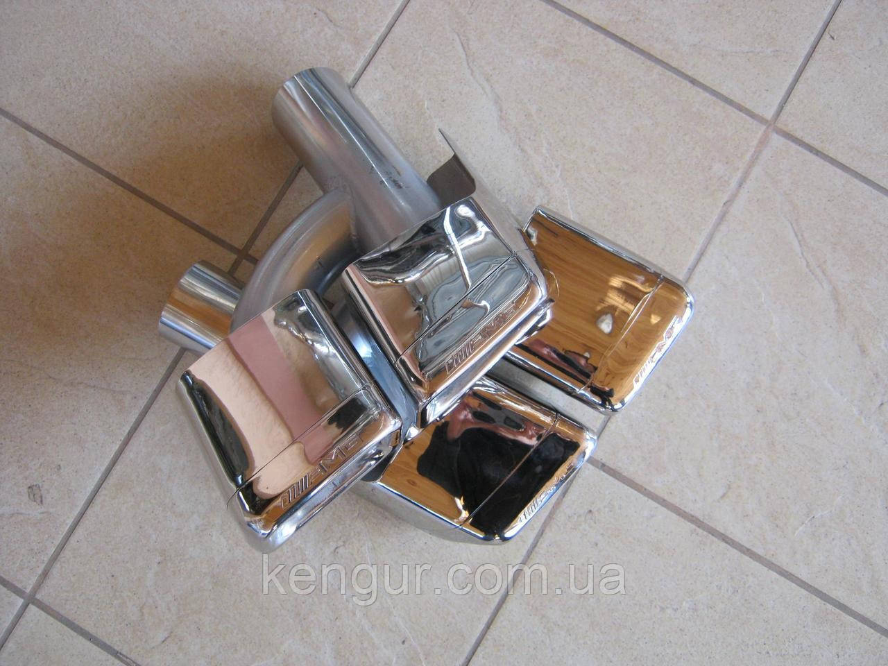 Насадки на вихлопні труби AMG Mercedes W221 S63 2005-2013, фото 1