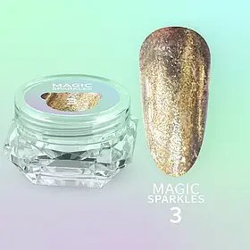 Сухі блискітки для нігтів YouAreCute Magic Sparkles №3, 0,2 грама
