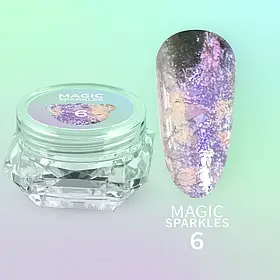 Сухі блискітки для нігтів YouAreCute Magic Sparkles №6, 0,2 грама