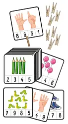 Набір карток «Рахуємо в межах 10»