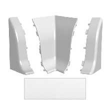 Комплект фурнітури для кухонного плінтуса Білий