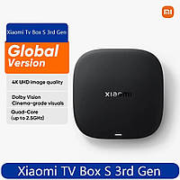 Смарт приставка Xiaomi TV Box S 4K 3rd Gen S905X5M 2/32Gb MDZ-32-AA smart tv