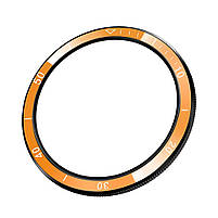 Безель для смарт годинника Xiaomi Watch S3/S4 PC Cover Ring Bumper Yellow-black + захисне cкло, фото 5
