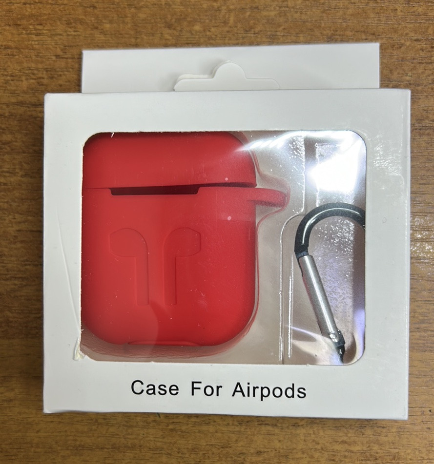 (DL UA) Чохол Soft для Airpods Case- №9 червоний, фото 1