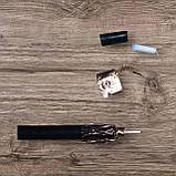 Кабель коаксіальний RG-58 (50 Ом) — 2 по 5 метрів + 4 роз'єми типу F (MIMO), фото 2