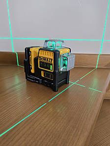 Лазерний рівень Dewalt 089LG 3D 12 ліній + приймач, фото 4