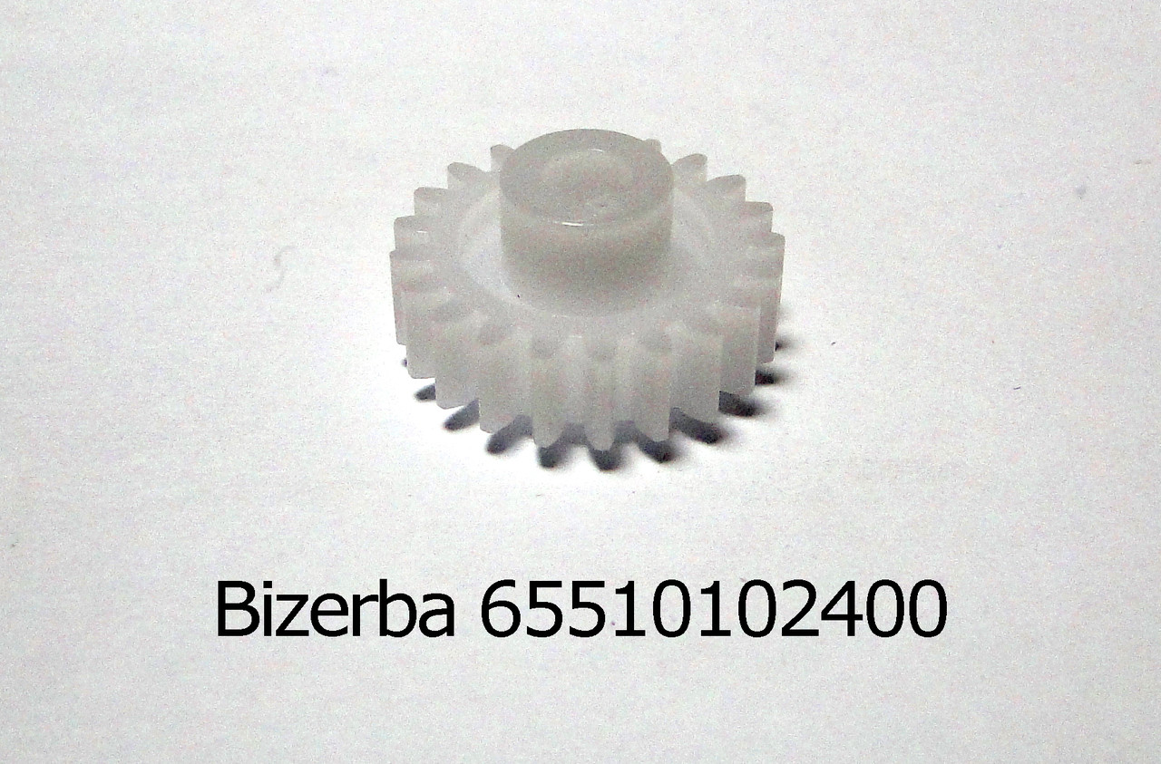 Bizerba 65510102400 Шестерня притисного валика, 21 зубців, пластмасова к GV, GS - фото 1 - id-p433878903