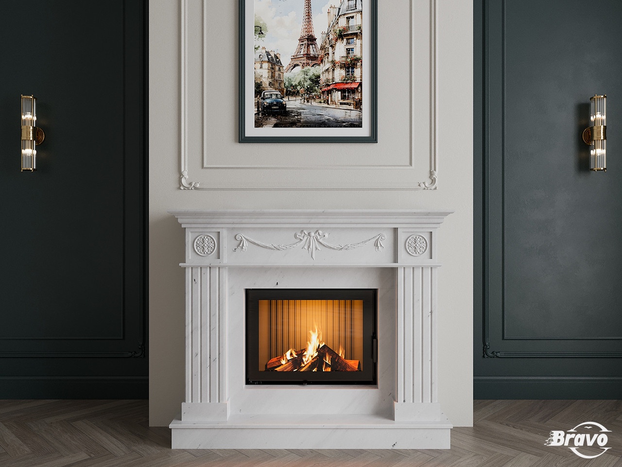 Портал камінний Браво Париж, фото 1