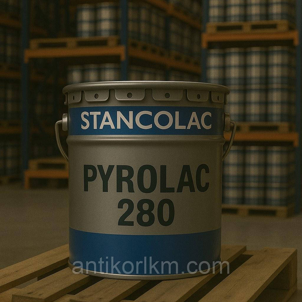 Піролак 280, Термостійка Антикорозійна Фарба PYROLAC 280, 20 кг