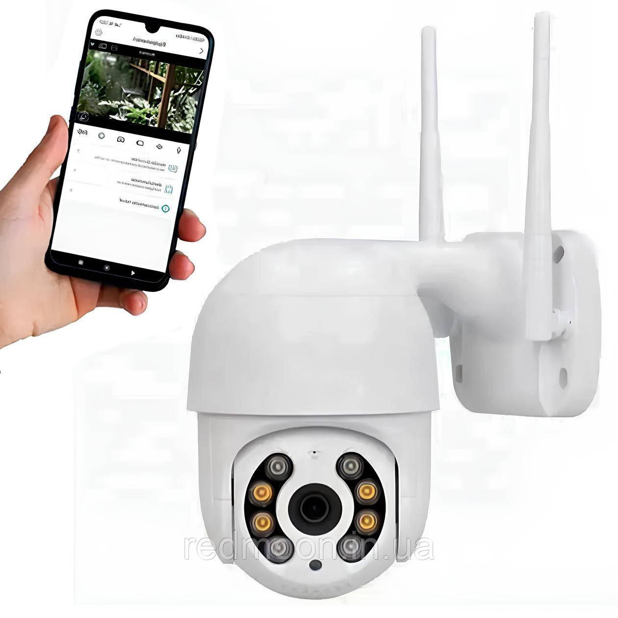 Зовнішня камера відеонагляду AI-Smaint V360 Pro / WiFi камера / IP камера / Вулична камера спостереження