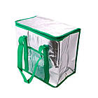 Термосумка з ручками 26л, 36x33x22см, GP 4440, Зелений / Сумка холодильник / Сумка термос / Термосумка для їжі, фото 3