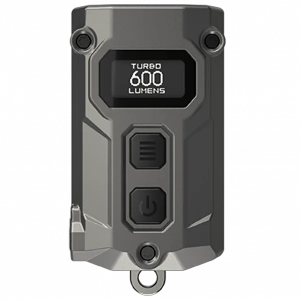 Ліхтар наключний Nitecore TINI 3 2xNiteLab UHE LED 600 лм USB-C (5 режимів) Сірий