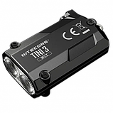 Ліхтар наключний Nitecore TINI 3 2xNiteLab UHE LED 600 лм USB-C (5 режимів) Сірий, фото 3