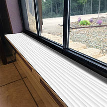 Покриття для підвіконня, м'яке скло з фотодруком хвилі під гіпс, 35 х 100 см, фото 3