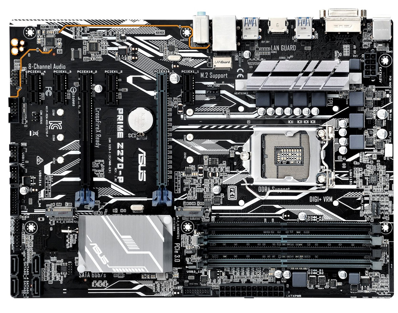 Материнська плата Asus Prime Z270-P ( s1151, Intel Z270, PCI-Ex16) 1151v1 OEM