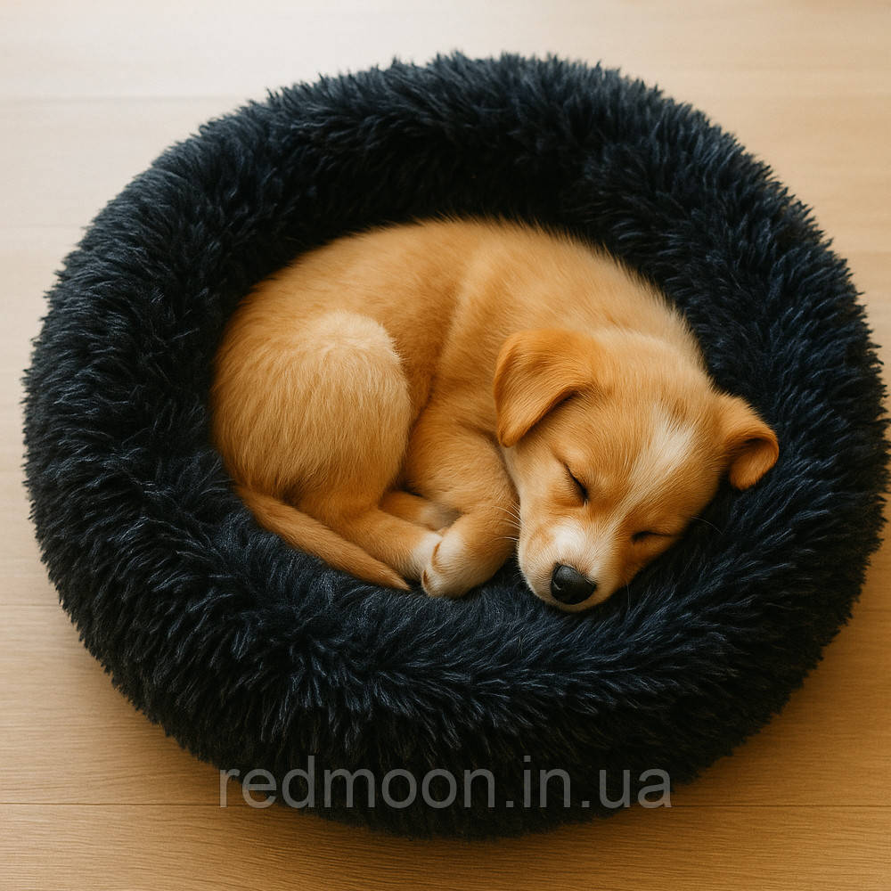 Лежанка для собак і котів, 50см / М'яке ліжко для собак / Ліжко для кота / Лежак для котів, фото 1