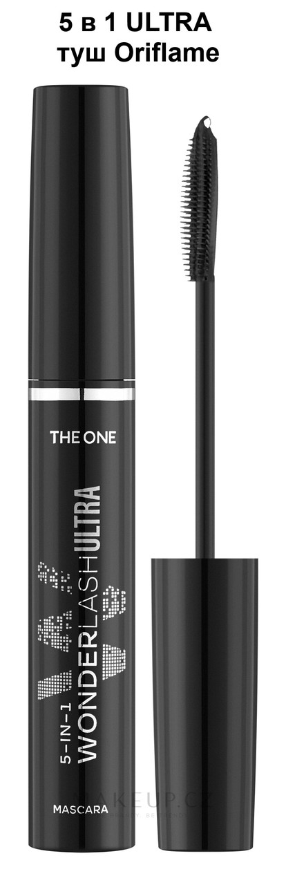 Oriflame Мультифункціональна туш для вій 5 в 1 THE ONE Wonder Lash Ultra HD чорна 8 мл, фото 1