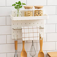 Настінний органайзер для кухні / Полиця-органайзер на стіну / Кухонний органайзер підвісний