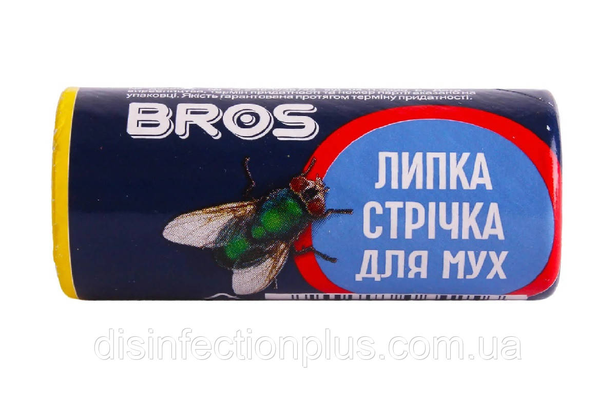 Липка стрічка від мух Bros кругла, оригінал 1 штука