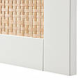 STUDSVIKEN Двері/передня панель ящика, біла/плетена тополя, 60x38 см IKEA 604.728.84, фото 2