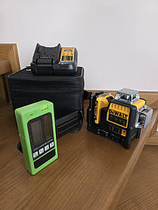 Лазерний рівень Dewalt 089LG 3D 12 ліній + приймач, фото 3