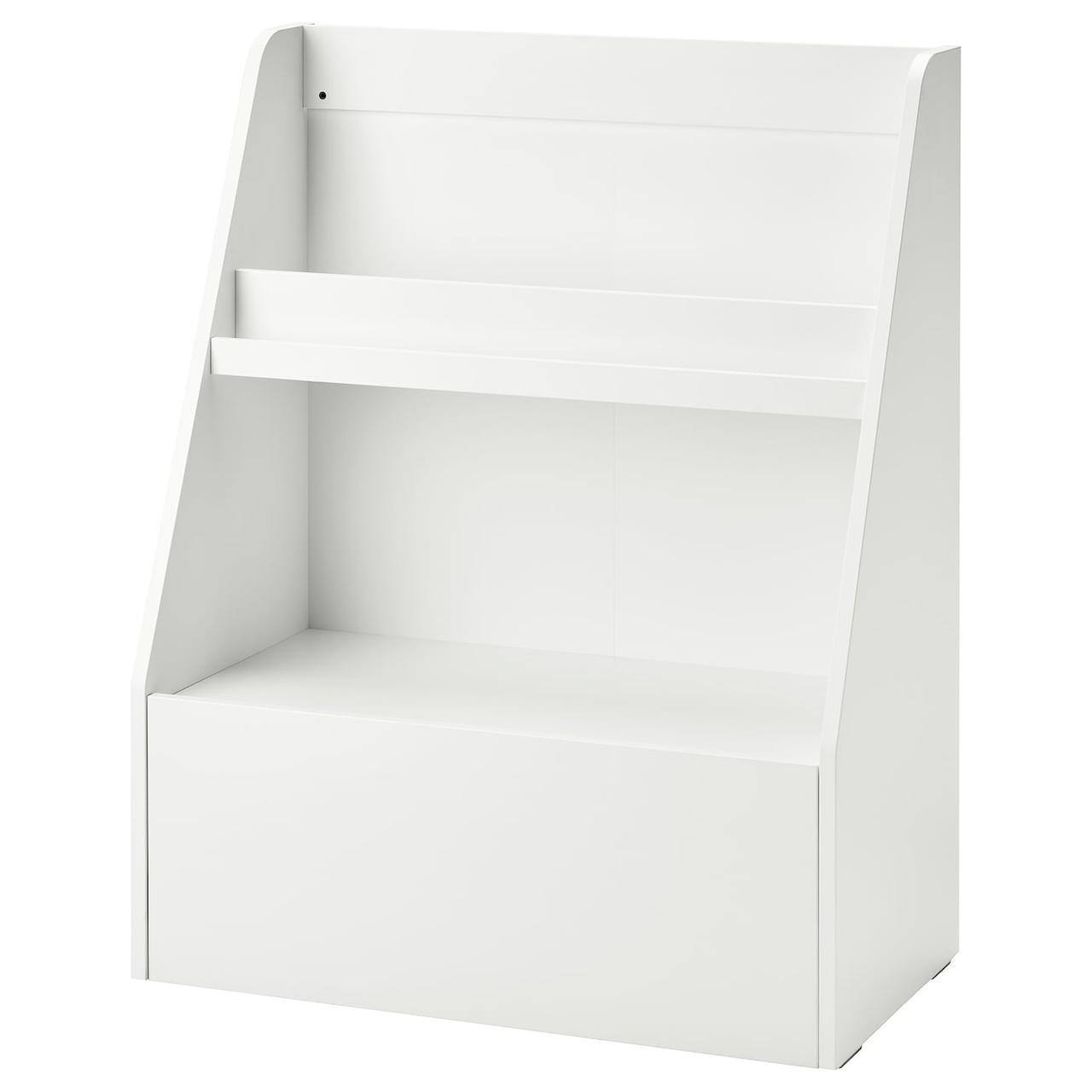 BERGIG Книжкова шафа з ящиком, білий IKEA 004.727.02, фото 1