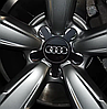 Ковпак (заглушка) зірка на литий диск AUDI (Ауді) 135 мм нова модель Чорний (8R0601165), фото 7