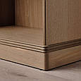 LANESUND Книжкова шафа, сіро-коричневий, 121x37x152 см IKEA 204.348.27, фото 5