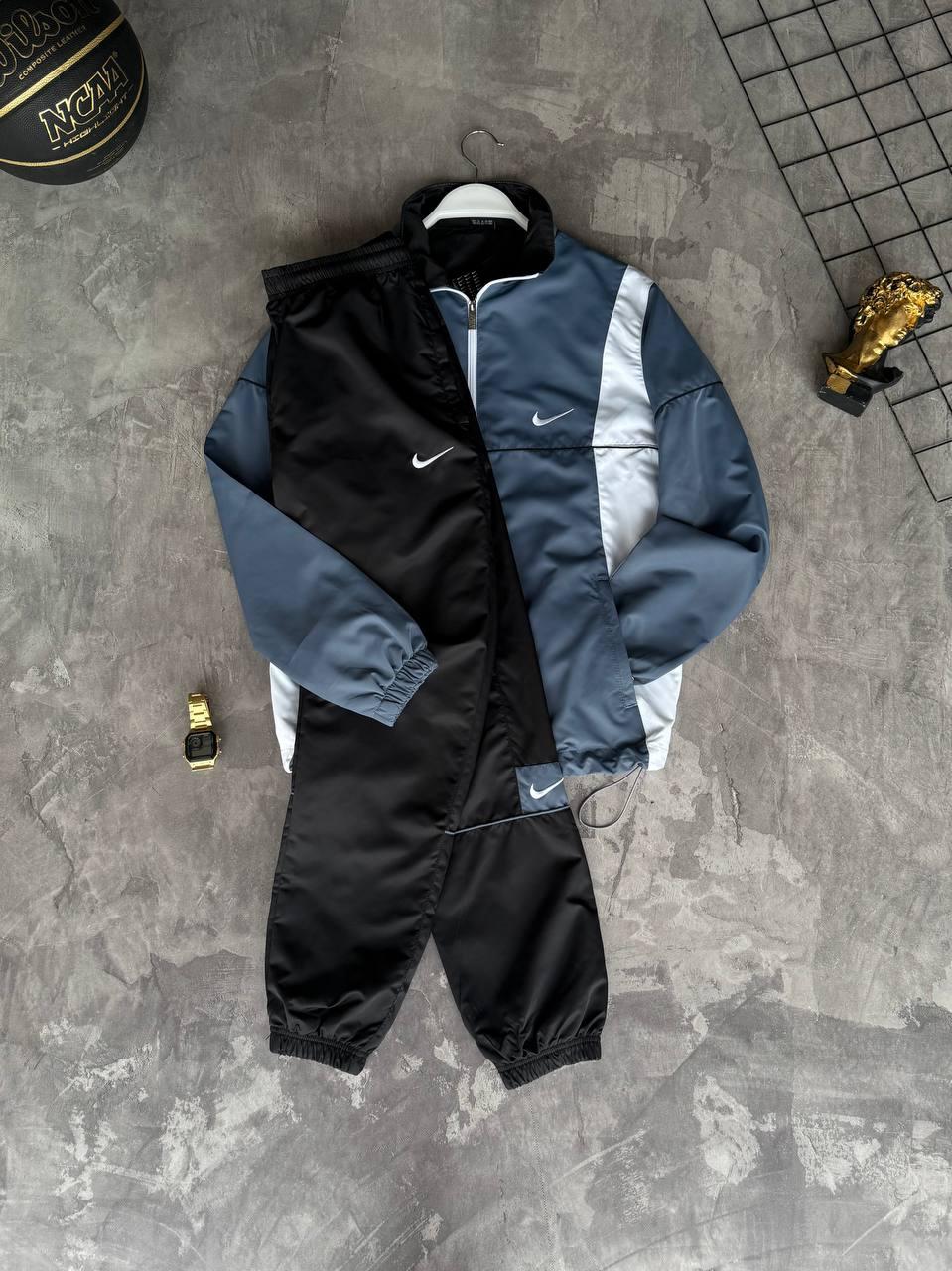 Костюм спортивний чоловічий синій весна-осінь без капюшона Nike (Найк), фото 1
