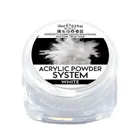 Акрилова пудра white Roks Powder white, 10 грам
