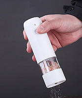 Електричний млин для спецій, портативний з USB, що перезаряджається з підсвіткою Білий