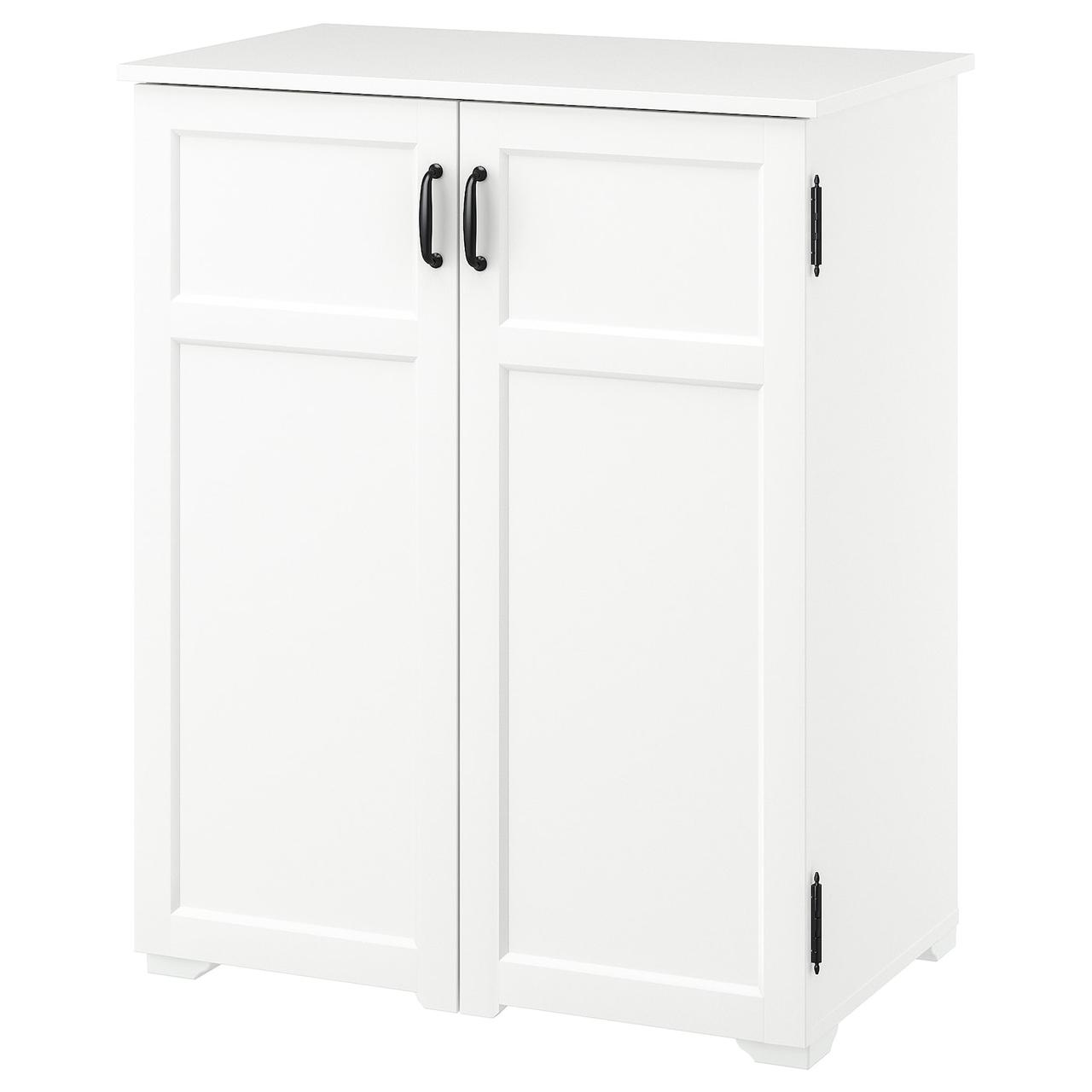 GREÅKER Шафа з ящиками, біла, 84х101 см IKEA 505.010.71, фото 1