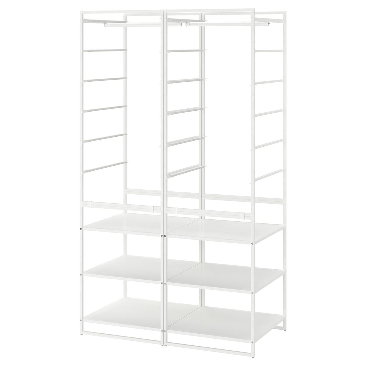 JONAXEL Гардеробна комбінація біла 99х51х173 см IKEA 092.976.57