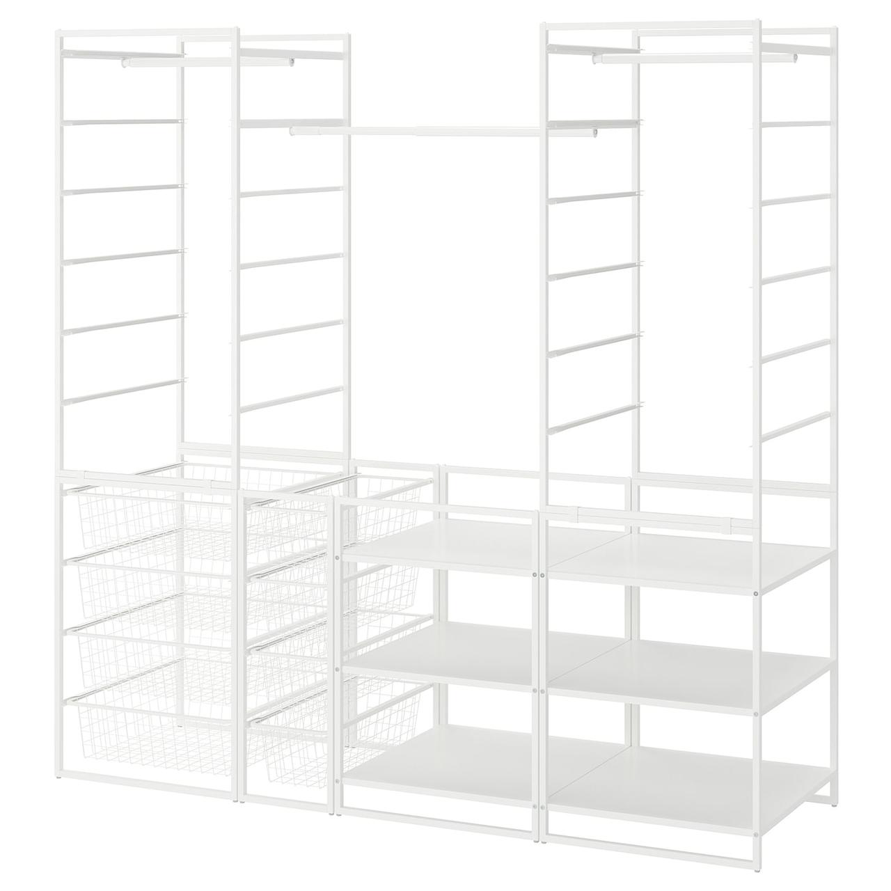 JONAXEL Гардеробна комбінація біла 173х51х173 див IKEA 892.976.63