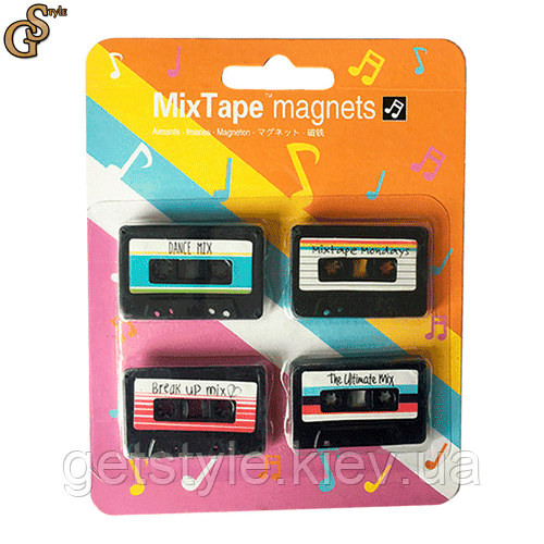 Магніти Касета Cassette Magnets 4 шт.