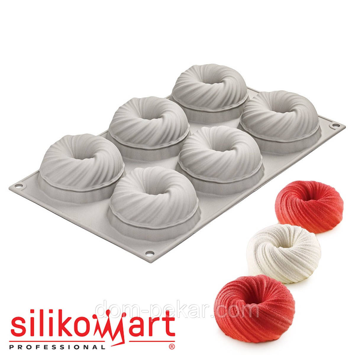 Silikomart MINI INTRECCIO Форма силіконова D75 H35 мм