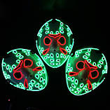 Маска П'ятниця 13 Джейсона Вурхіза неонова, фото 6