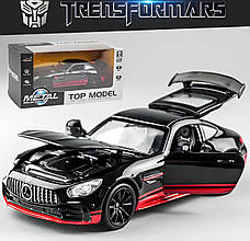Модель автомобіля Mercedes Maisto AMG GT зменшена 1:32 зі фарами, що світяться, і звуковими ефектами мотора., фото 6