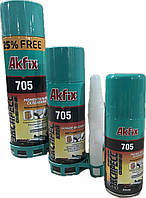 Клей з активатором Akfix 705.500мл+125гр. Двокомпонентний клей из активатором 500мл+125грам