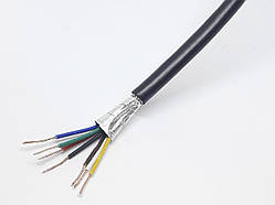Провід екранований мідний RVVP 7-жильний 0.3мм2/22AWG