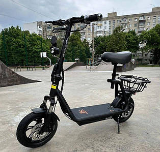 Електросамокат Kugoo C1+ Plus 1000W 18Ah 48V з сідалом (2025)