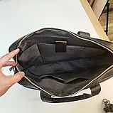 Сумка для ноутбуку чоловіча чорна Humerpaul ,колір кави, фото 2