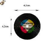 Магніти Грампластинка Turntable Magnets 4 шт., фото 2