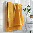 VÅGSJÖN Рушник банний золотисто-жовтий 100х150 см IKEA 205.495.07, фото 4